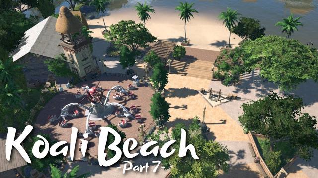 Planet Coaster - Koali Beach (Part 7) - Park Detailing & Volcano (ft. DeLadysigner & Keralis)