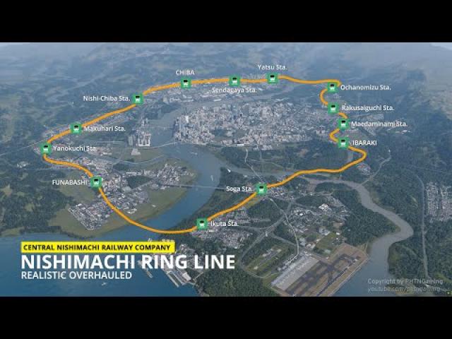 Cities Skylines: Nishimachi Ring Line Realistic Overhauled [4K]