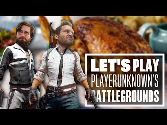 Let's Play PUBG gameplay with Ian and Johnny - LAND DAD AND FUN UNCLE GO CRAZY ON AN ISLAND!