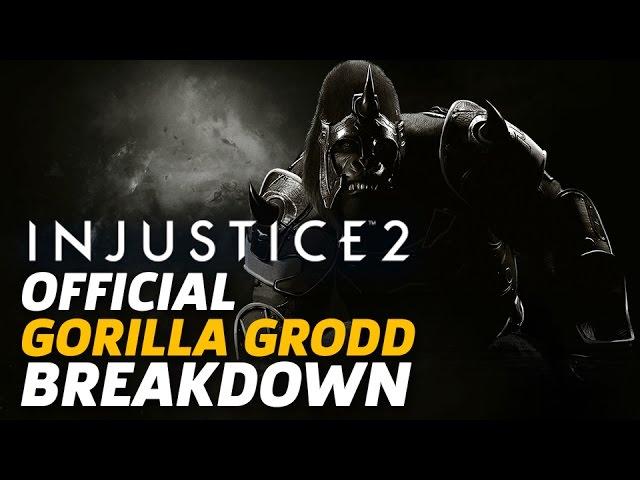 Injustice 2 - Official Gorilla Grodd Moveset and Breakdown