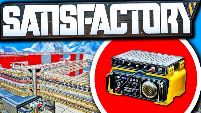 It's PERFECT; Radio Control Unit Production Complete! - Satisfactory Early Access Gameplay Ep 66