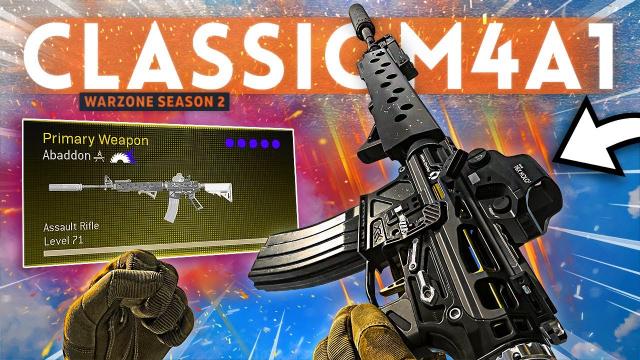 This CLASSIC M4A1 Class Setup in Warzone never gets old!