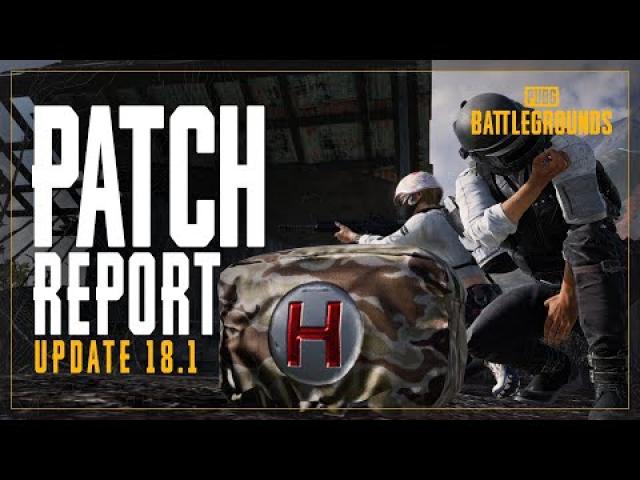 Patch Report #18.1 - Item spawn balance, Paramo back, and the new maps for Team Deathmatch | PUBG