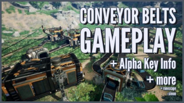 Dev Blog #2: Conveyor Belts/Basic Production Gameplay + Alpha Key info!