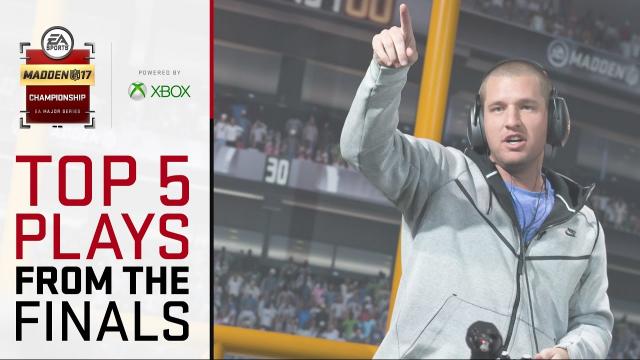 Madden 17 Championship - Top 5 Plays From The Live Finals!