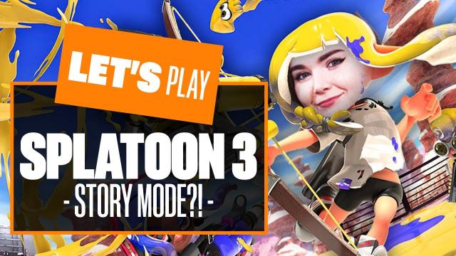 Let's Play Splatoon 3 - STORY MODE! Splatoon 3 Story Mode Gameplay