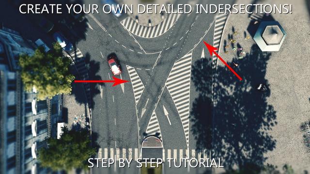 Step by step tutorial using Intersection Marking Tool mod | Cities Skylines Tutorial