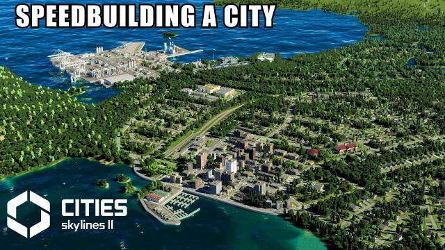 Cities Skylines 2 Speedbuild Challenge: Small City from scratch!