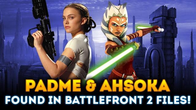 Heroes Padme & Ahsoka Tano FOUND IN FILES! - Star Wars Battlefront 2