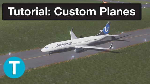 Cities Skylines Tutorials | Custom Plane Livery - with Template!