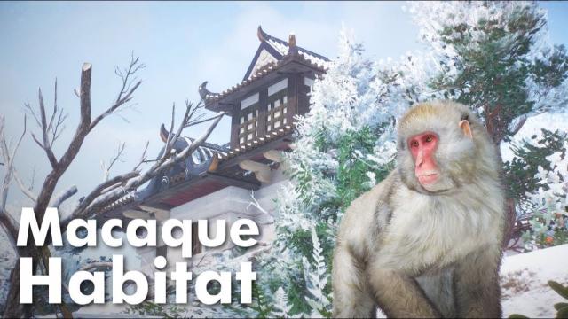 Planet Zoo - Japanese Macaque Habitat Speed Build