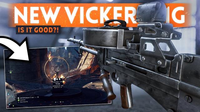 NEW VGO MMG VICKERS MACHINE GUN: Is It Good?! - Battlefield 5 Overture Weapon Unlock
