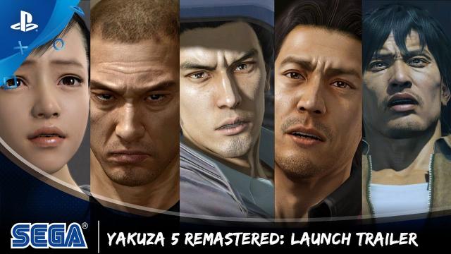 Yakuza 5 Remastered - Launch Trailer | PS4