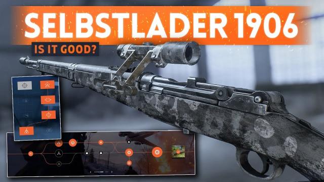 NEW SELBSTLADER 1906 RIFLE: Is It Good?! - Battlefield 5 Overture Weapon Unlock