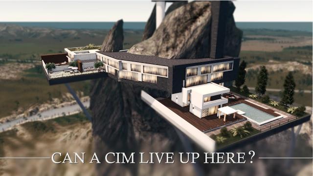 CAN A CIM LIVE UP THERE? - Cities Skylines: Custom Build #42