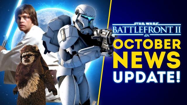 October News Update! All Quest Details REVEALED! Ewok Hunt Event! - Star Wars Battlefront 2