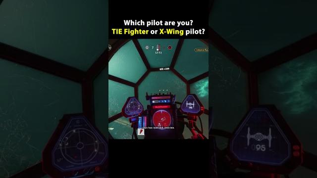 Which pilot are you? TIE fighter or X-wing? #shorts