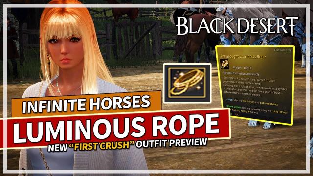 Agewrought Luminous Rope & First Crush Outfit Showcase | Black Desert
