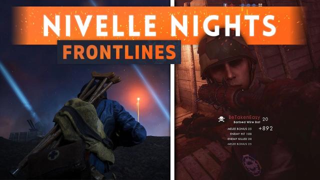 ► FRONTLINES AT NIGHT! - Battlefield 1 Nivelle Nights (Map Update)
