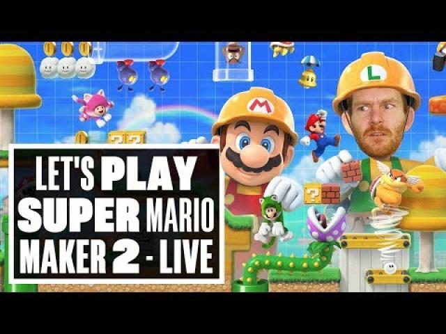 Super Mario Maker 2 gameplay - (Let's Play Super Mario Maker 2 LIVE!)