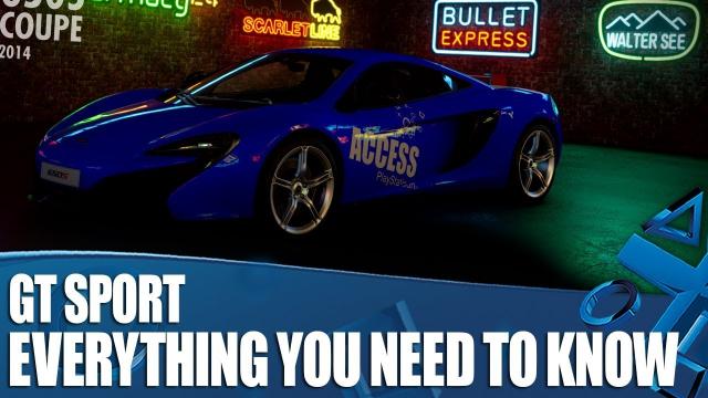 GT Sport - Everything You Need To Know
