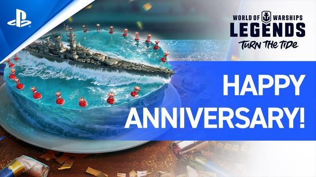 World of Warships: Legends – Happy Anniversary, Legends! | PS4