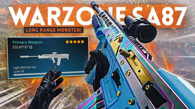 You should try the SA87 in Warzone... it's a LONG RANGE MONSTER! (Best Class Setup)