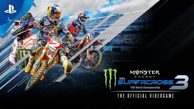 Monster Energy Supercross - The Official Videogame 3 - Announcement Trailer | PS4