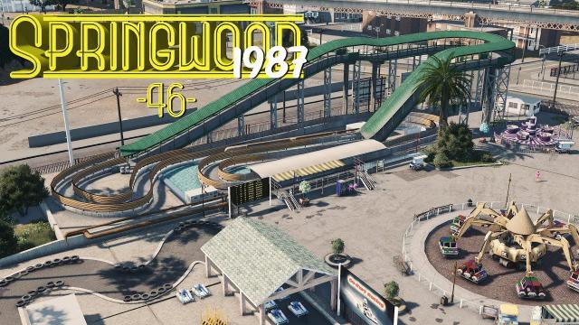 Cities Skylines: Log Flume & Go Karts! Springwood - EP46 -