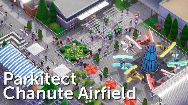 Parkitect Campaign (Part 2) - Chanute Airfield - Planes & Coasters