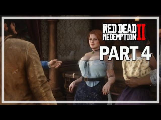 Red Dead Redemption 2 - Let's Play Part 4 Bar Fight - PC Gameplay
