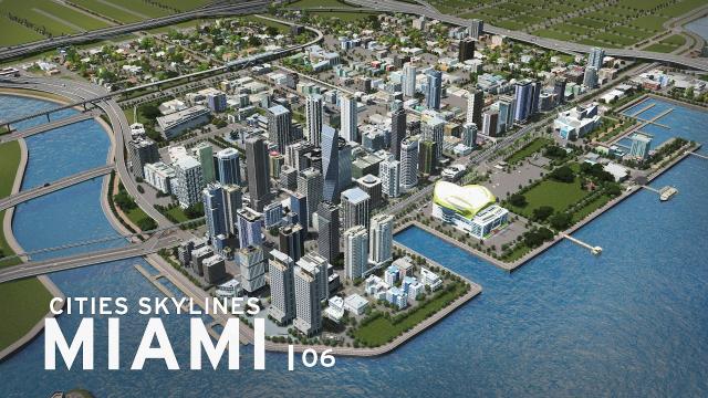 Downtown Harbor - Cities Skylines: Miami Ep 6