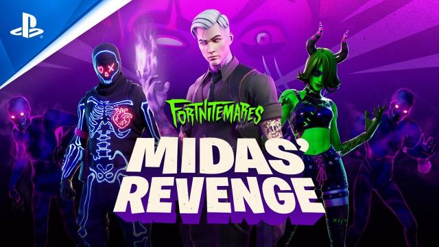 Fortnite - Fortnitemares 2020 Midas' Revenge Gameplay Trailer | PS4
