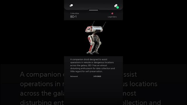Play Star Wars Jedi: Survivor and earn a limited-time BD-1 digital collectible ????