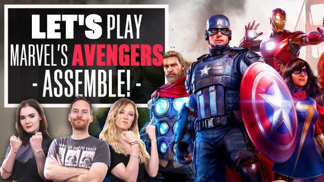 Let's Play Marvel Avengers PS4 Co-op - TEAM EUROGAMER ASSEMBLE!