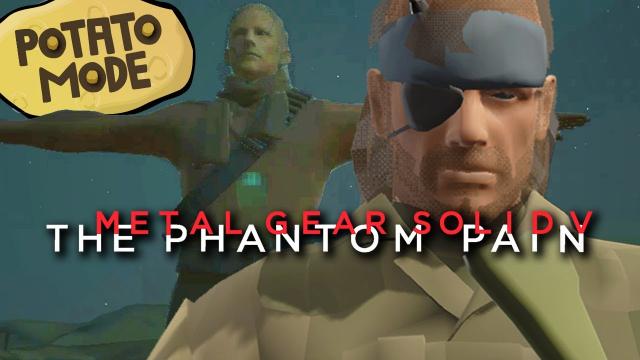 We Liquefy Metal Gear Solid V's Graphics | Potato Mode