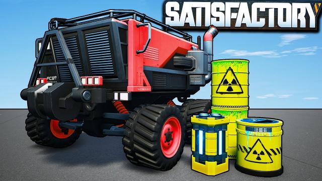 I Built a PLUTONIUM Powered Truck Setup in Satisfactory!