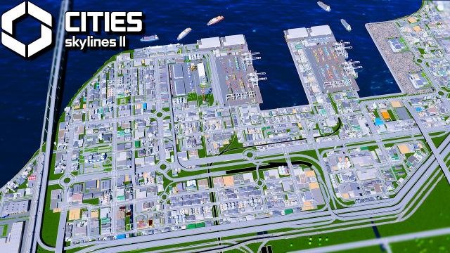 The INDUSTRIAL CORE is Complete! - Cities Skylines 2