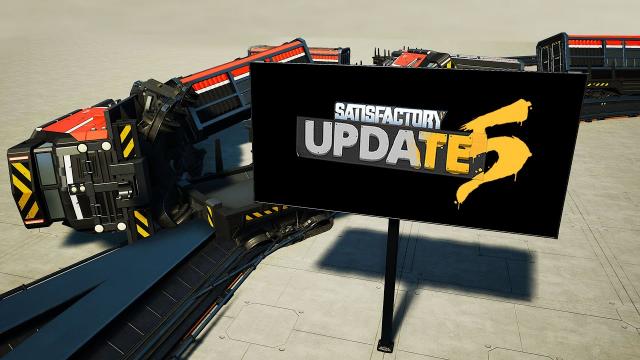 EVERYTHING NEW in Satisfactory Update 5! - New Train Collisions, Signs, and More!