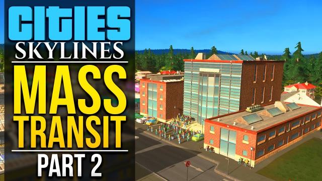 Cities Skylines: Mass Transit | PART 2 | OUR FIRST BUS LINES