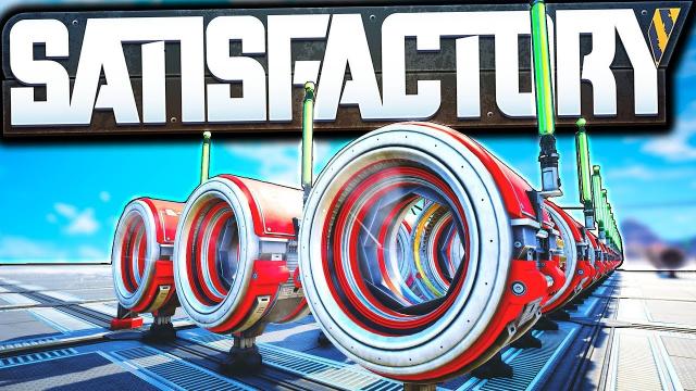 Hyper Tube Launcher + Jetpack = ??? - Satisfactory Early Access Gameplay Ep 20