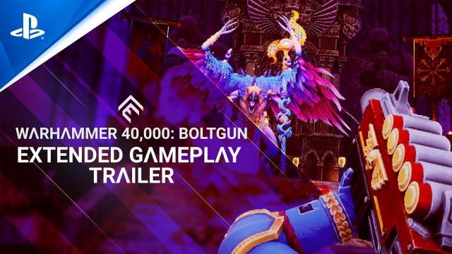 Warhammer 40,000: Boltgun - Extended Gameplay Trailer | PS5 & PS4 Games