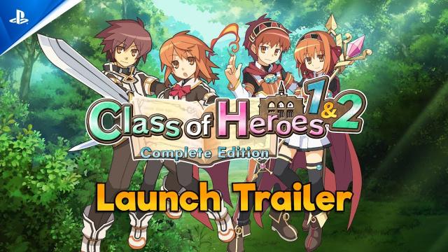 Class of Heroes 1 & 2: Complete Edition - Launch Trailer | PS5 Games