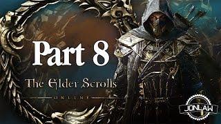 The Elder Scrolls Online Walkthrough - Part 8 ESCAPE BLEAKROCK - Gameplay&Commentary