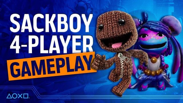 Sackboy: A Big Adventure - 4 Player Gameplay!