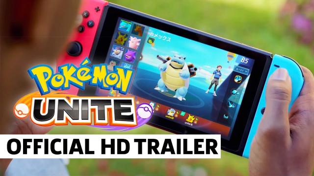 Pokemon Unite - Official Reveal Trailer And Gameplay