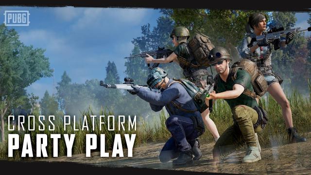Cross Platform Party Play on Console! | PUBG