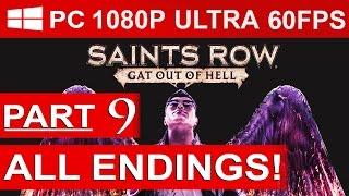 Saints Row Gat Out Of Hell ENDING (ALL ENDINGS) Gameplay Walkthrough Part 9 [1080p HD PC ULTRA]