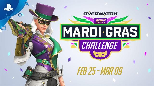 Overwatch - Ashe's Mardi Gras Challenge | PS4