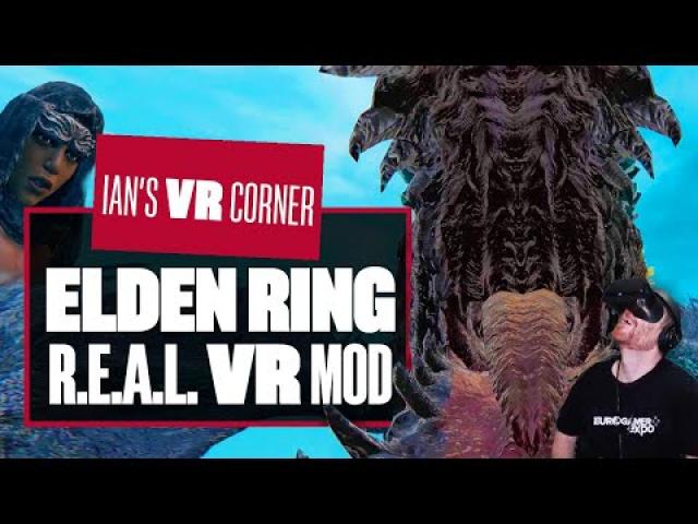 I Put My Head Inside A Dragon's Mouth! - ELDEN RING FIRST PERSON VR MOD GAMEPLAY! - Ian's VR Corner